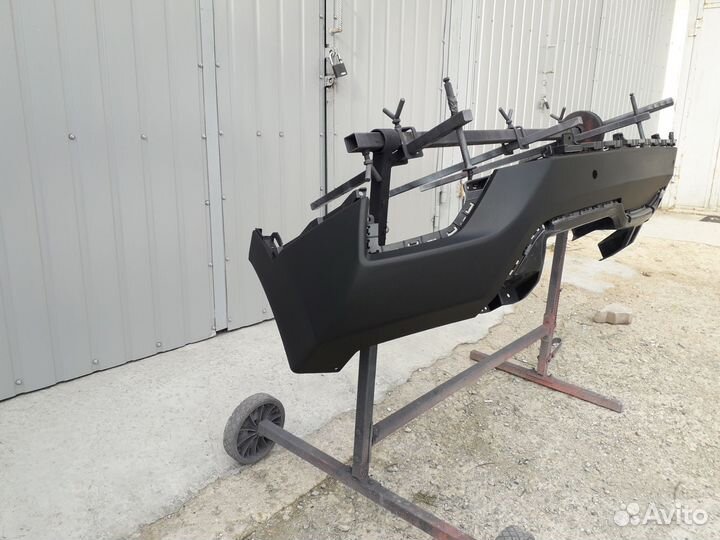 Юбка заднего бампера Hyundai Creta 1 парктроник