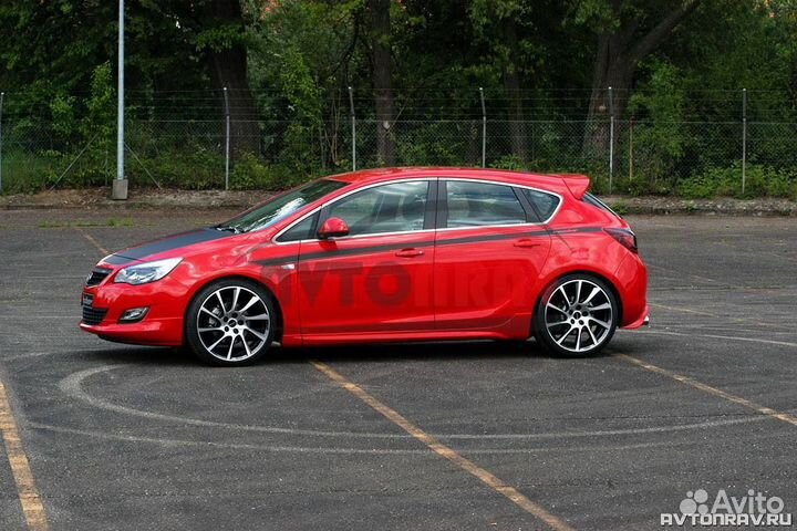 Спойлер Irmscher Style для Opel Astra J хэтчбек