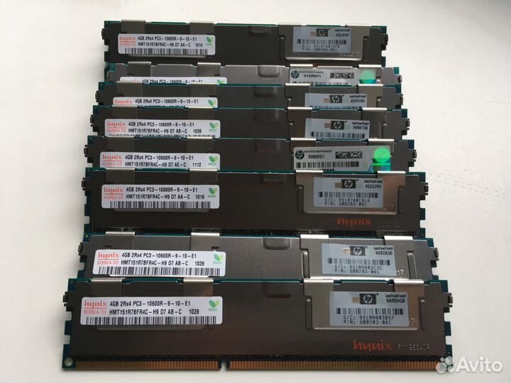 Серверная оперативная память 4GB HP 500203-061