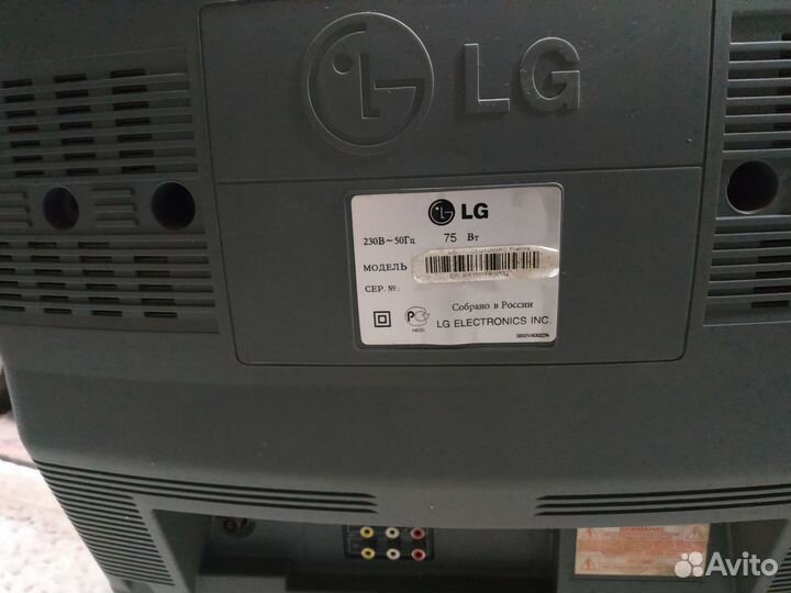 ЭЛТ телевизор LG 21 дюйм