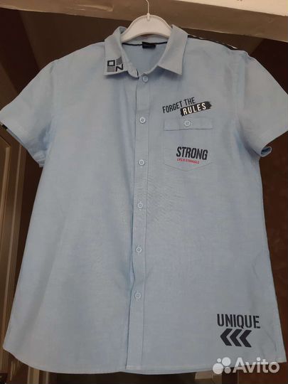 Рубашка с коротким рукавом на мальчика