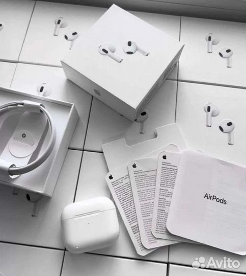 Airpods 3 / Pro (гарантия, доставка, чехол)