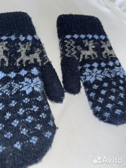 Варежки зимние