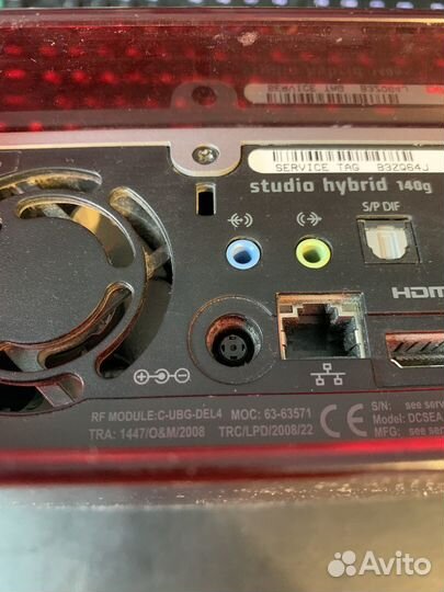Необычный Пк Dell Studio Hybrid 140g