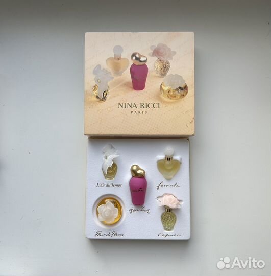 Nina Ricci набор миниатюр 5 шт винтаж