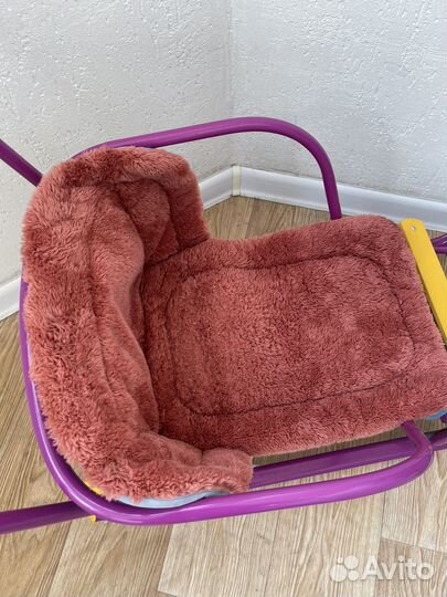 Детские санки коляска Ника универсал на колесах