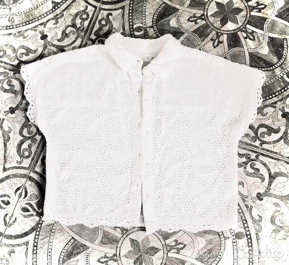 Блузка с коротким рукавом для девочки