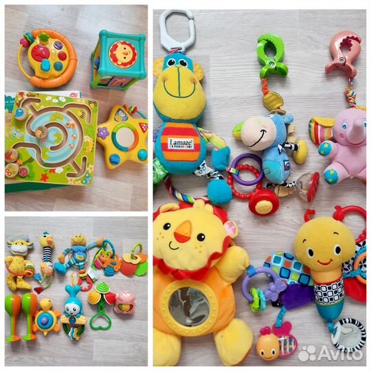 Подвесные игрушки Развивающие игрушки Погремушки