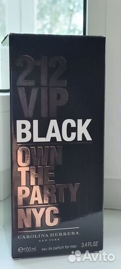Carolina herrera 212 VIP black 100мл