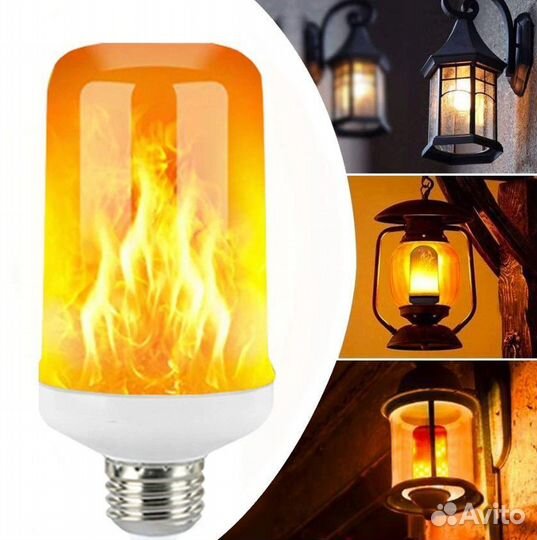 Лампа с эффектом пламени 6W Е27 LED-L60