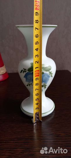 Ваза для цветов СССР молочное стекло