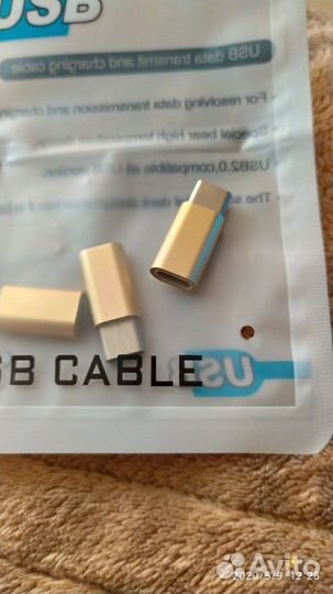 USB адаптер Micro USB-Tupe C