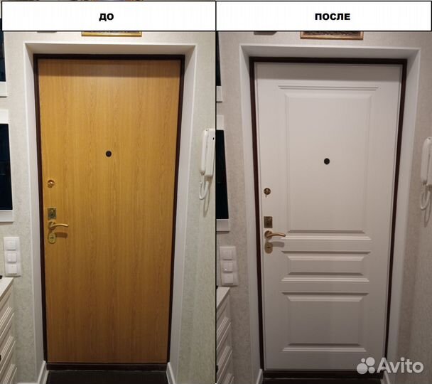 Установка мдф панелей, Обивка дверей,Замена замков