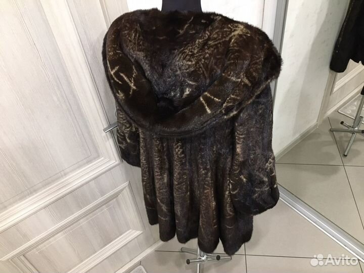 Шуба норковая Шоколад Платье. Отличное состояние