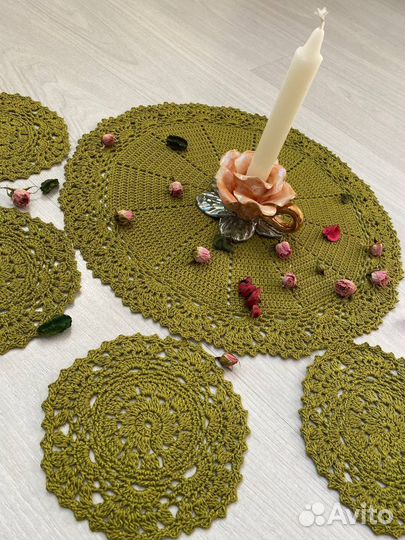 Салфетки вязаные крючком