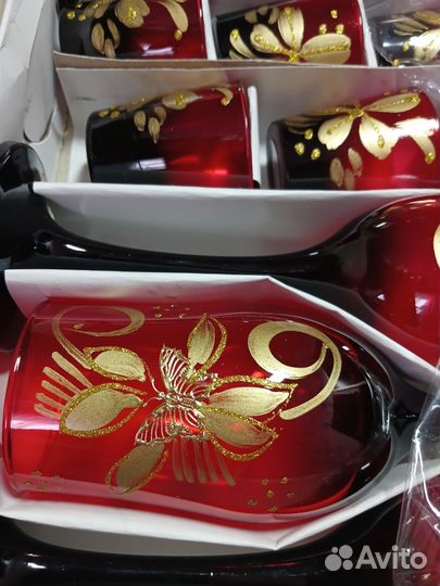 Бокалы для вина, стопки. Набор