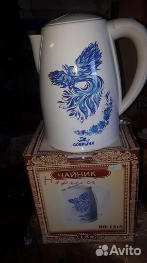 Чайник электро добрыня в ассортименте