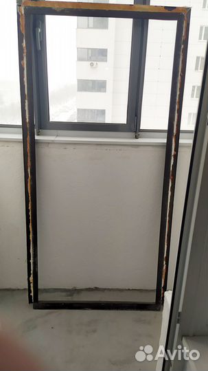 Дверь металлическая от застройщика