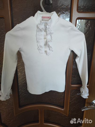 Блузки для девочки пакетом 122 размер новые