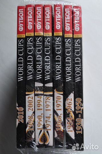 Все чемпионаты мира по футболу с 1930 по 2010 гг