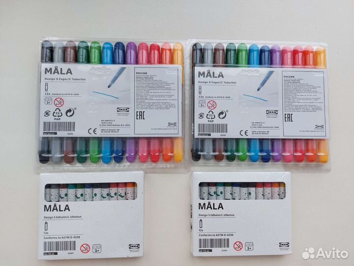 Новые IKEA Мола фломастеры