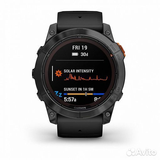 Garmin Fenix 7X Pro Solar, Slate Gray / Black B