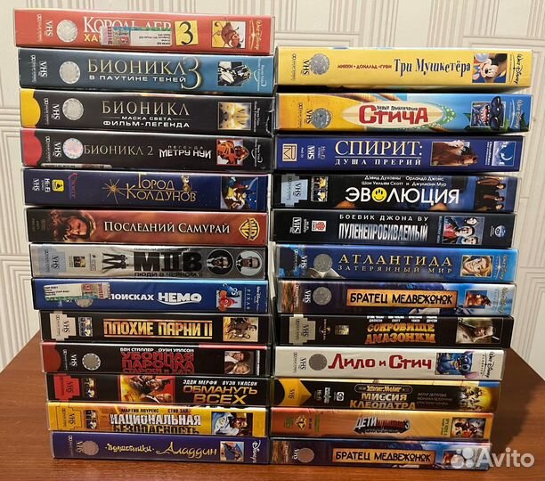 Видеокассеты VHS лицензия