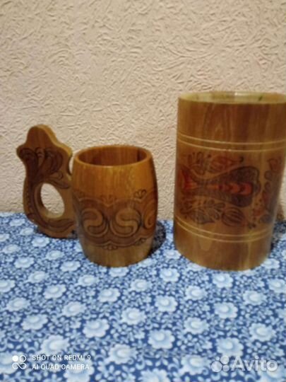 Кружки деревянные советские