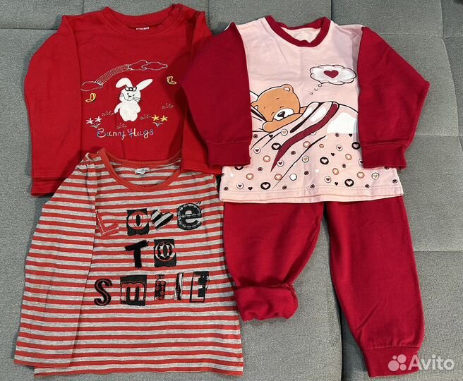 Одежда на девочку 3-4 года, пакетом (8 вещей)