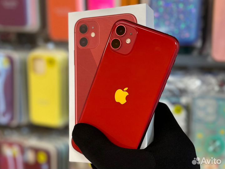 iPhone 11 64Gb Red (2Sim, Гарантия, Кредит)