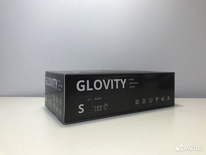 Перчатки нитриловые Glovity