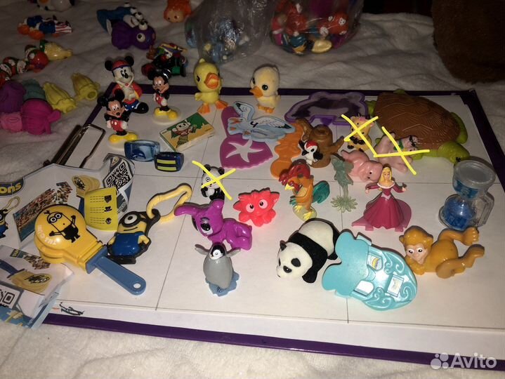 Фигурки из киндер сюрприза «ну, погоди» и другие