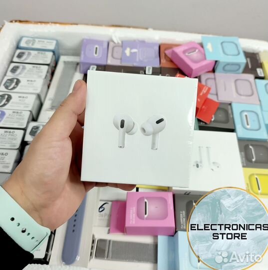 Apple AirPods Pro Снежно-Снежные Новые