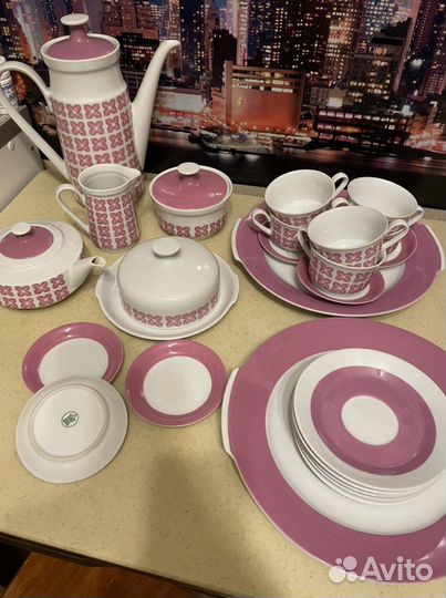 Чайно кофейный сервиз GDR kahla konltz