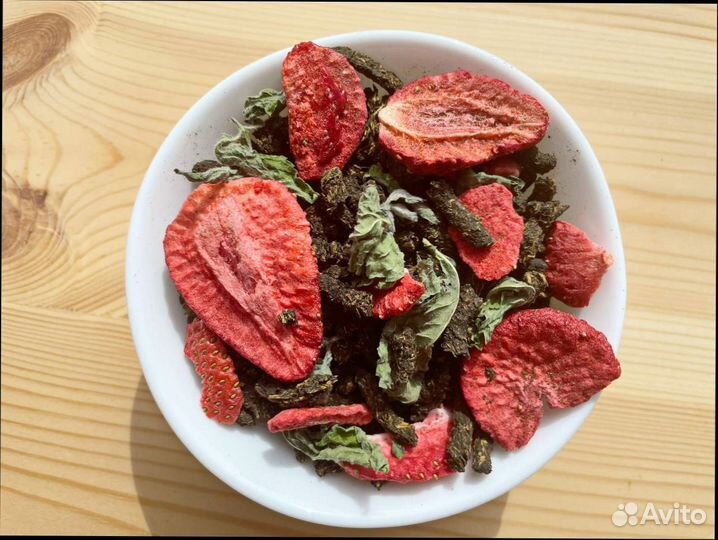 Иван-чай 1 кг с мятой и клубникой, просто сказка