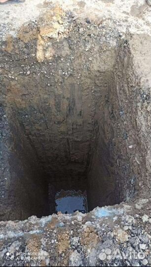 Копаем канализационные ямы до 5 метра и подвалы