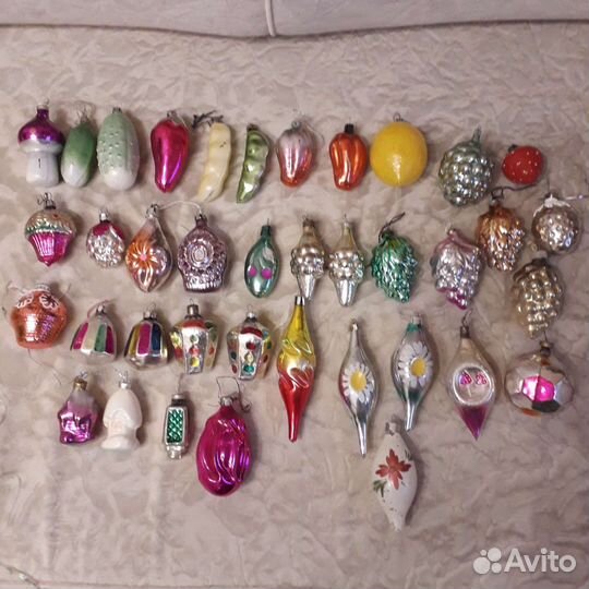 Елочные игрушки СССР