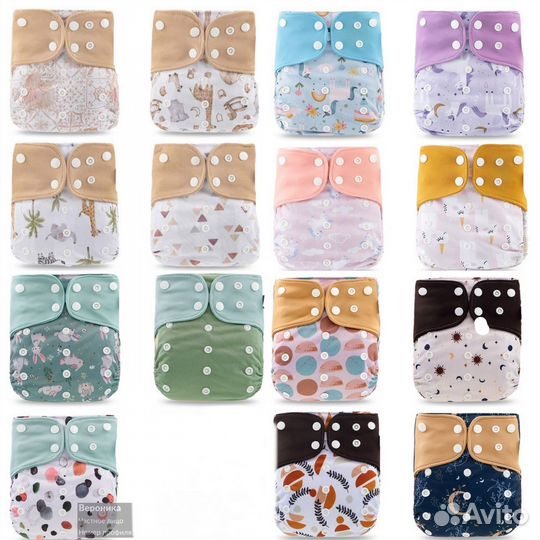 Многоразовые подгузники памперсы
