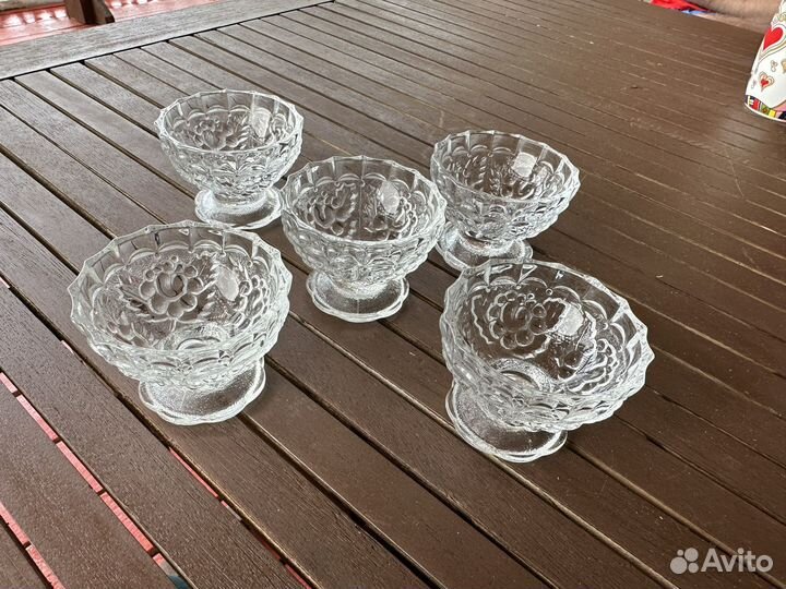 Креманки хрустальные