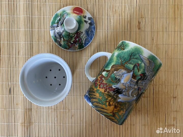 Чайная чашка заварочная с ситом