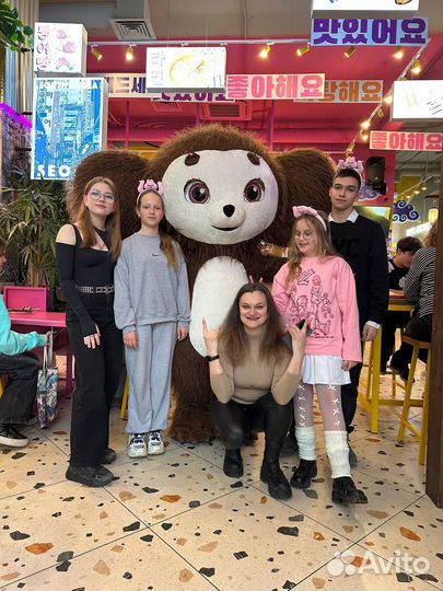 Белый Мишка поздравление/Аниматор/Ростовая кукла