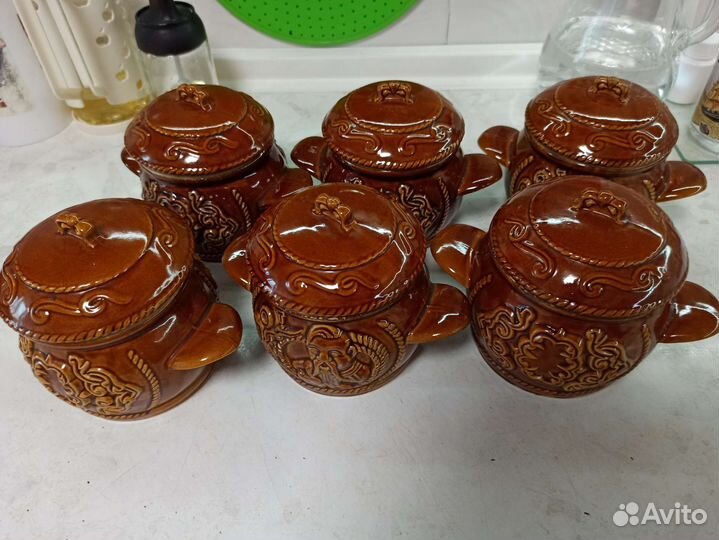 Керамические горшки для запекания