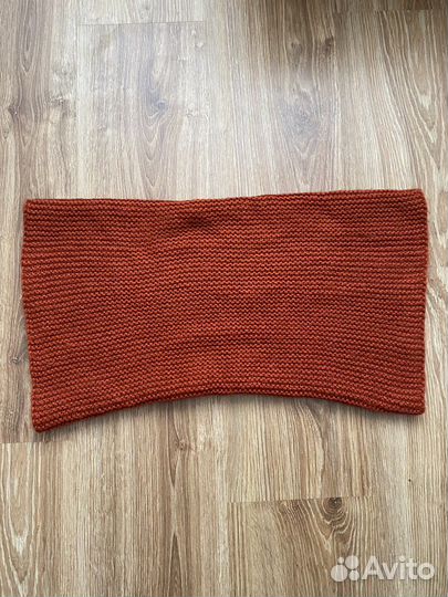 Снуд h&m кирпичного цвета