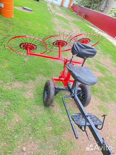 Грабли ворошилки для мотоблока с адаптером