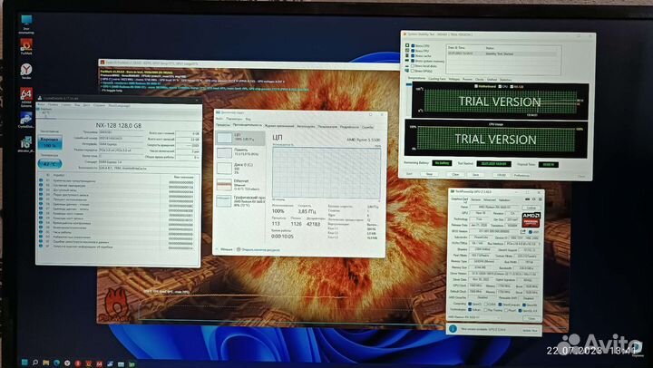 Игровой пк Ryzen 5500+Rx5600xtGddr6(2060) +16озу+м
