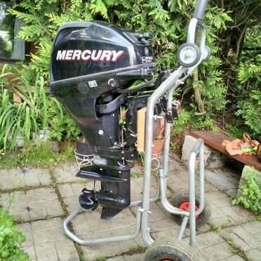 Badger HD 370 с мотором Mercury 15M