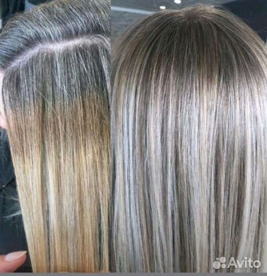 Аиртач, сложное окрашивание, контуринг