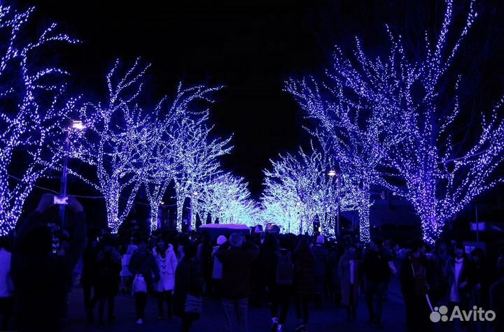 Гирлянды нити led