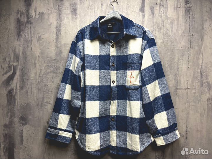 Куртка рубашка Travis Scott Cactus Jack Blue