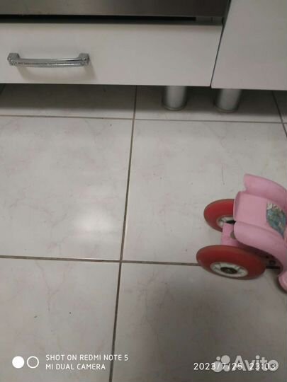 Самокат детский трехколесный бу